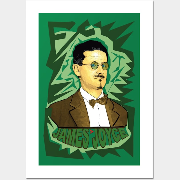 James Joyce Wall Art by Exile Kings 